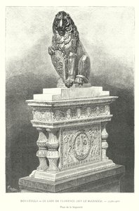 Donatello, The Lion of Florence, kjent som Le Mazocco av Italian School