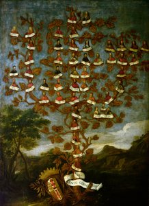 Familietre til Cornaro-familien av Italian School