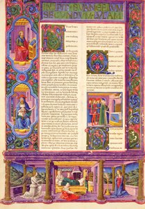 Fol.157v Andre Lukasevangeliet, fra Borso d