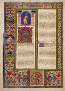 Fol.195v Brev fra St. Paul til Cortina, fra Borso d