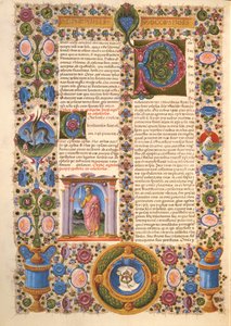 Fol.204v Brev fra St. Paul til kolosserne, fra Borso d