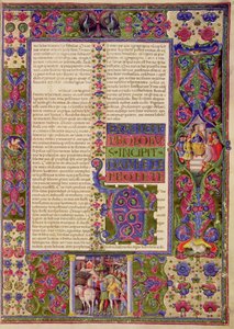 Fol.78r Åpning til profeten Daniels bok, fra Borso d