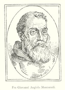 Fra Giovanni Angiolo Montorsoli (gravering) av Italian School