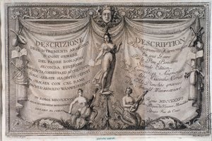 Frontispice på det harmoniske kabinettet av Filippo Bonanni av Italian School