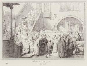 Begravelse av Carlo Zeno av Italian School
