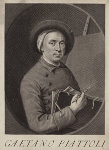 Gaetano Piattoli , italiensk portrettmaler av Italian School
