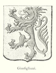 Gianfigliazzi (gravering) av Italian School