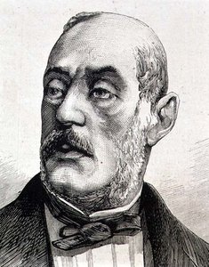 Giuseppe Ferrari (1811-1876) italiensk historiker og politisk filosof (gravering) av Italian School