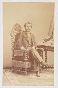 Giuseppe Verdi (1813-1901) ca. 1860 (sepia-bilde) av Italian School