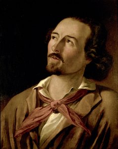 Goffredo Mameli (1827-1849) poet og patriot av den italienske Risorgimento. Anonymt maleri fra 1800-tallet. Museum for Risorgimento Milano av Italian School