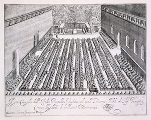 Den venetianske republikkens storråd i møte, 1876 av Italian School