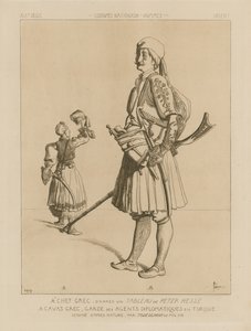 Greske drakter fra 1800-tallet av Italian School