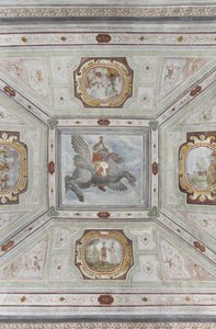 Hall of Perseus: bevinget hest av Italian School