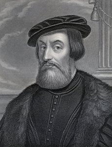 Hernan Cortes, gravert av William Holl, ca. 1830-tallet av Italian School