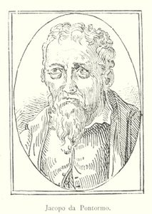 Jacopo da Pontormo (gravering) av Italian School