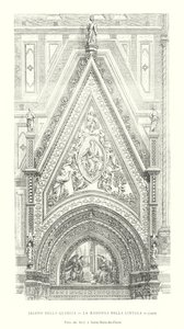 Jacopo della Quercia, The Madonna of the Belt av Italian School