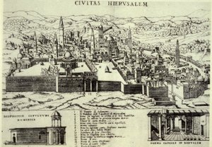 Jerusalem, 1581 av Italian School