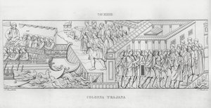 La Colonna Trajana, Trajans søyle (gravering) av Italian School