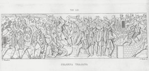 La Colonna Trajana, Trajans søyle (gravering) av Italian School