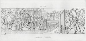 La Colonna Trajana, Trajans søyle (gravering) av Italian School