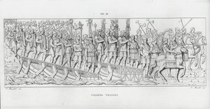La Colonna Trajana, Trajans søyle (gravering) av Italian School