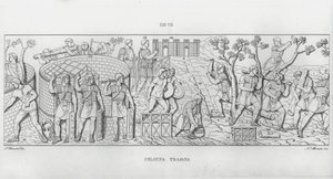 La Colonna Trajana, Trajans søyle (gravering) av Italian School