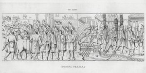 La Colonna Trajana, Trajans søyle (gravering) av Italian School