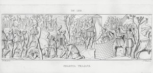La Colonna Trajana, Trajans søyle (gravering) av Italian School