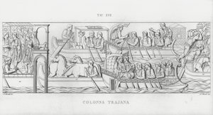 Trajans søyle, Trajans søyle (gravering) av Italian School