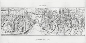 Trajans søyle, Trajans søyle (gravering) av Italian School