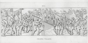 Trajans søyle, Trajans søyle (gravering) av Italian School