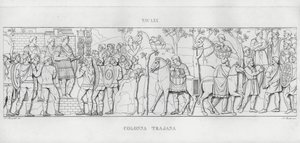Trajans søyle, Trajans søyle (gravering) av Italian School