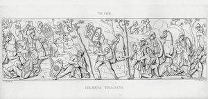 Trajans søyle, Trajans søyle (gravering) av Italian School