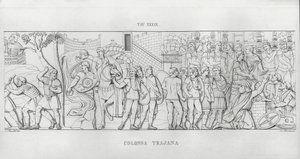 La Colonna Trajana, Trajans søyle (gravering) av Italian School