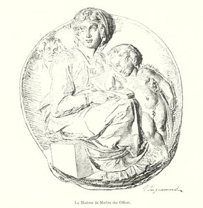 The Marble Madonna of the Uffizi (gravering) av Italian School