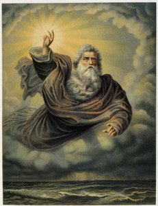 Light be made - i "Golden classic Bible: History of Divine openbaring in the old and in the new striving" "av Giovanni Ladislao Sykora (vol. 1), oversatt av Don Clemente Benetti. (italiensk bibel) av Italian School