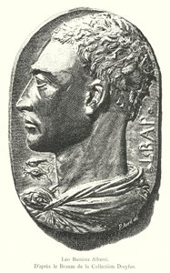 Leon Battista Alberti, Etter bronsen i Dreyfus-samlingen (gravering) av Italian School