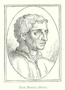 Leon Battista Alberti (gravering) av Italian School