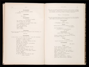Libretto av Tosca av Giacomo Puccini, Edition Ricordi, Italia av Italian School