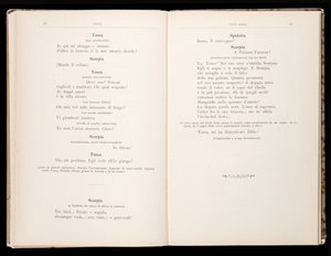 Libretto av Tosca av Giacomo Puccini, Ricordi Edition, Italia av Italian School