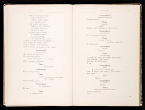 Libretto av Tosca av Giacomo Puccini, Ricordi Edition, Italia av Italian School