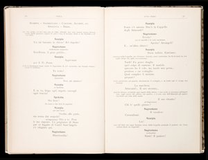 Libretto av Tosca av Giacomo Puccini, Ricordi Edition, Italia av Italian School