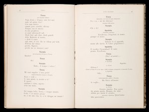 Libretto av Tosca av Giacomo Puccini, Edition Ricordi, Italia av Italian School