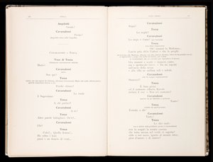 Libretto av Tosca av Giacomo Puccini, Edition Ricordi, Italia av Italian School