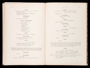 Libretto av Tosca av Giacomo Puccini, Edition Ricordi, Italia av Italian School