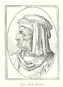 Luca Della Robbia (gravering) av Italian School