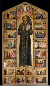 Mester (Maestro) del San Francesco Bardi. Florentinsk skole fra første halvdel av 1200-tallet. Altertavle av San Francesco d