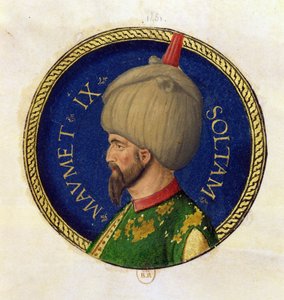 Mehmed II (1432-81) kalte Fatih, Erobreren av Italian School