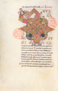 Ms 364 bokstav D (Deus) Initial fra Breviary of Monte Cassino av Italian School