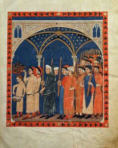 Ms 973 c.20 En prosesjon av Italian School